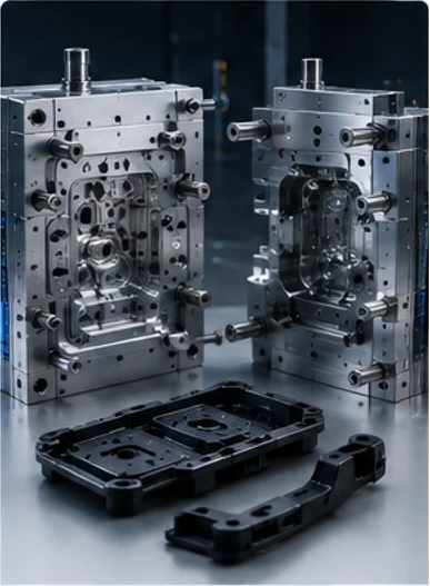Injection mold tooling
